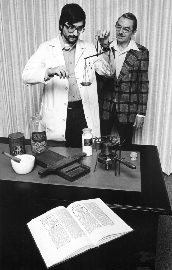 Glenn Sonnedecker and Greg Higby in 1977